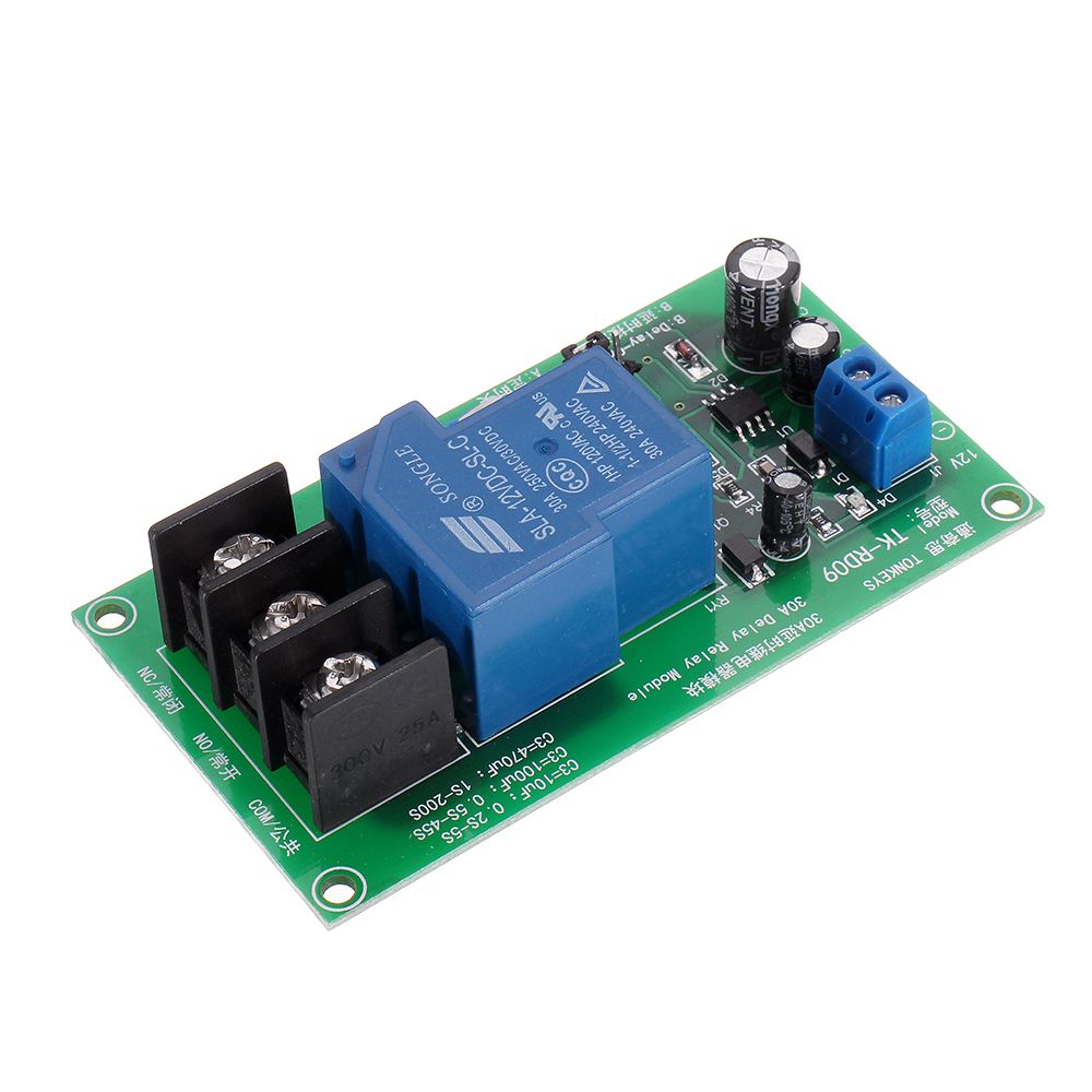 5pcs-TK-RD09-200S-12V-DC-0-200S-Adjustable-30A-Time-Delay-Relay-Module-High-Precision-Monostable-1631726