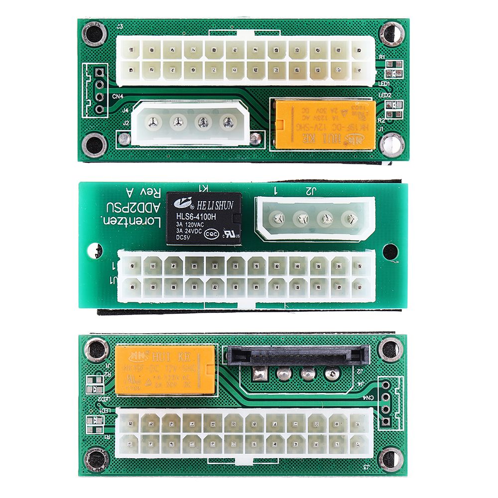 ATX-To-SATA-Module-24Pin-24P-Power-Supply-Connector-Adapter-Triple-Relay-Add2PSU-Sync-Synchronous-St-1559499