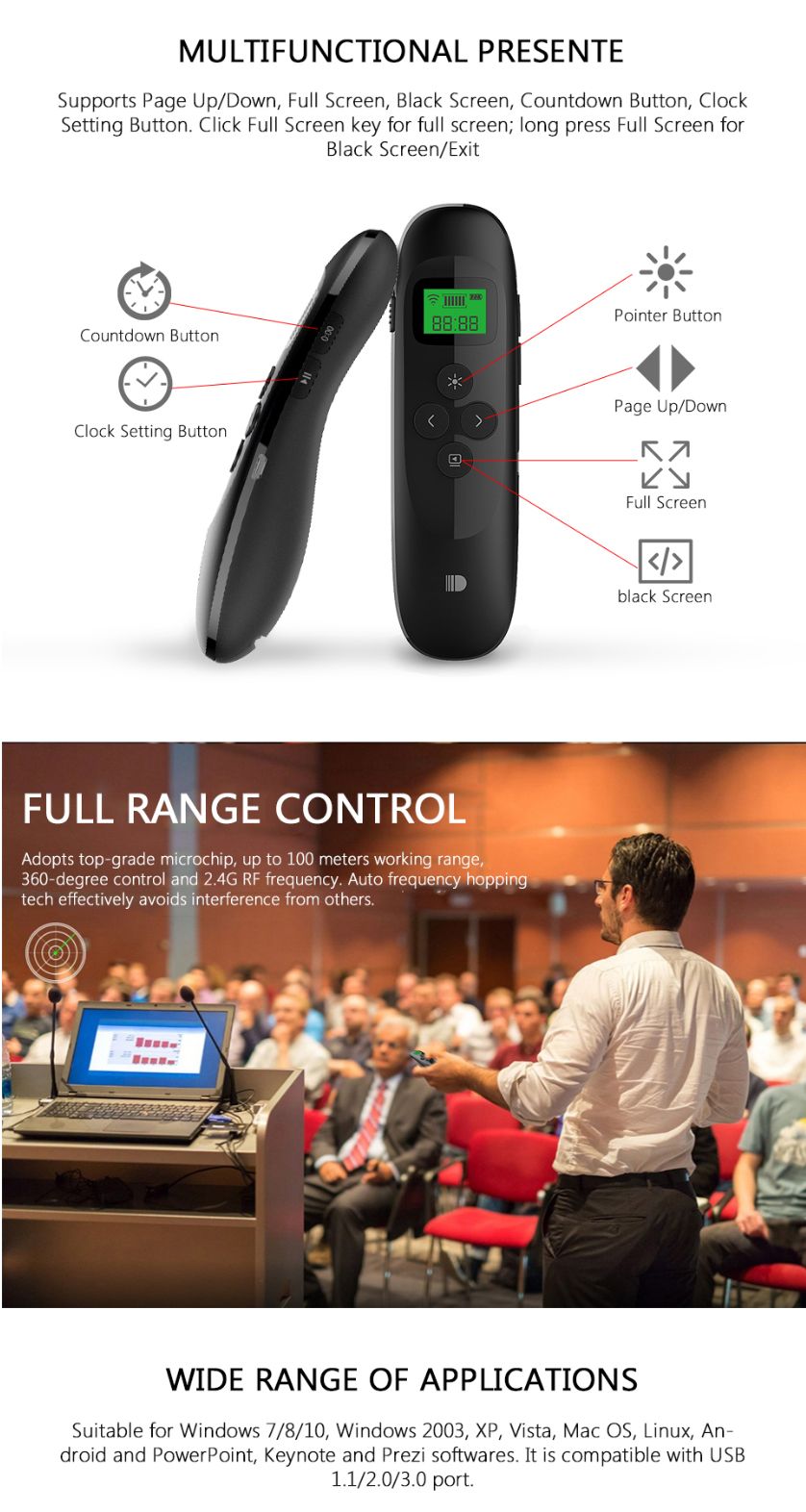 Doosl-DSIT021-24G-Wireless-Laser-Pointer-Presenter-Remote-Control-with-Time-Display-for-PPT-Speech-M-1348373