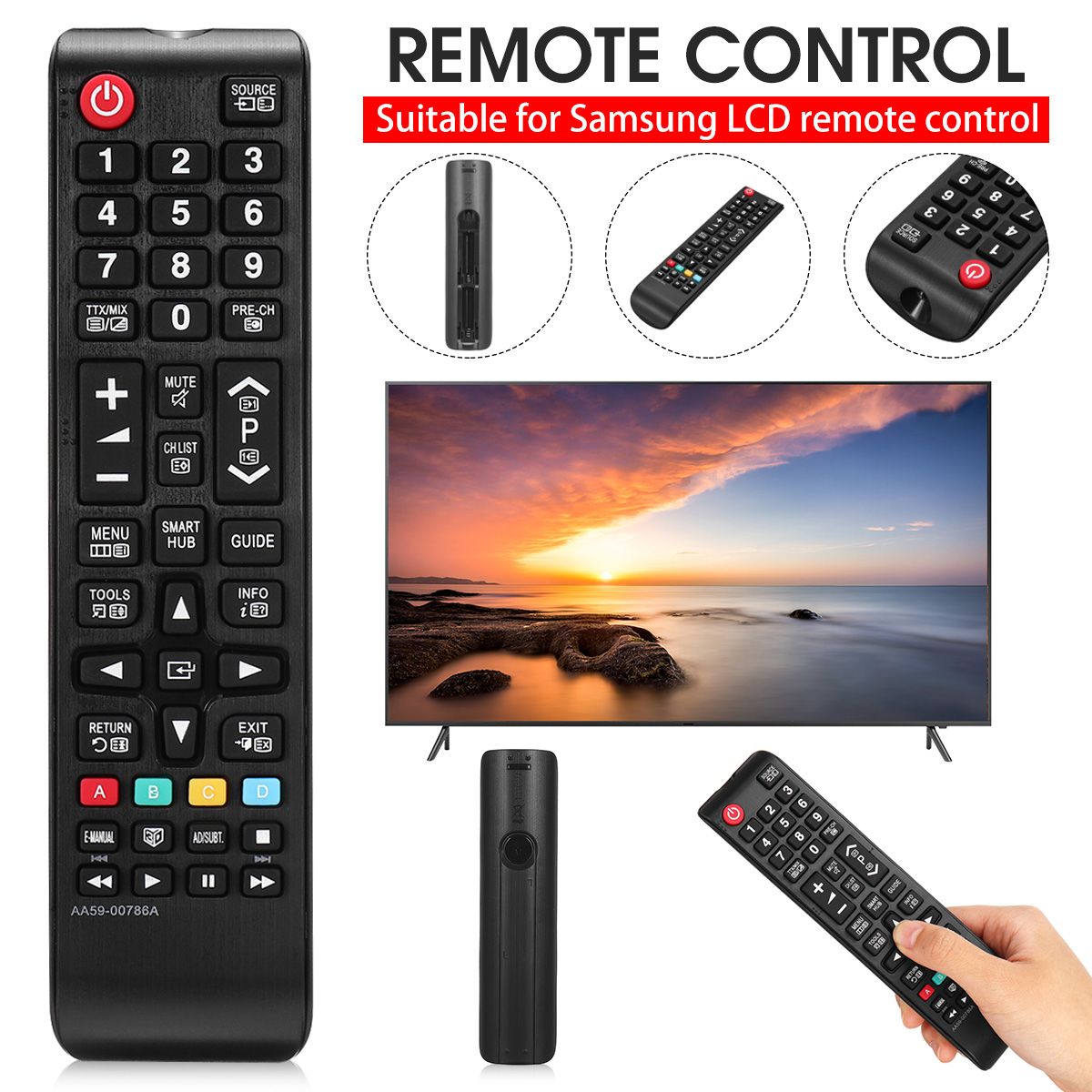 Universal-Replacement-TV-Remote-Control-For-Samsung-LCD-AA59-00786A-Television-1709886