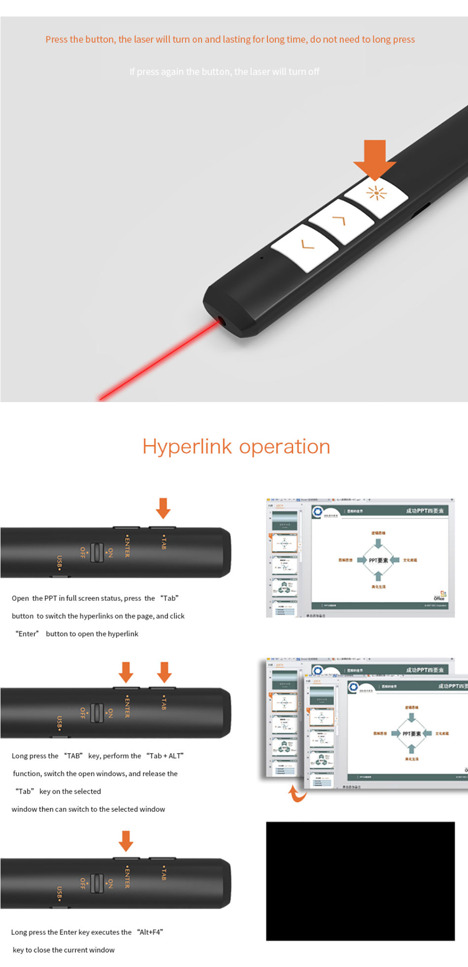 Viboton-PP932-24G-Wireless-Laser-Pointer-Presenter-Remote-Control-for-PPT-Speech-Meeting-Teaching-Pr-1550600