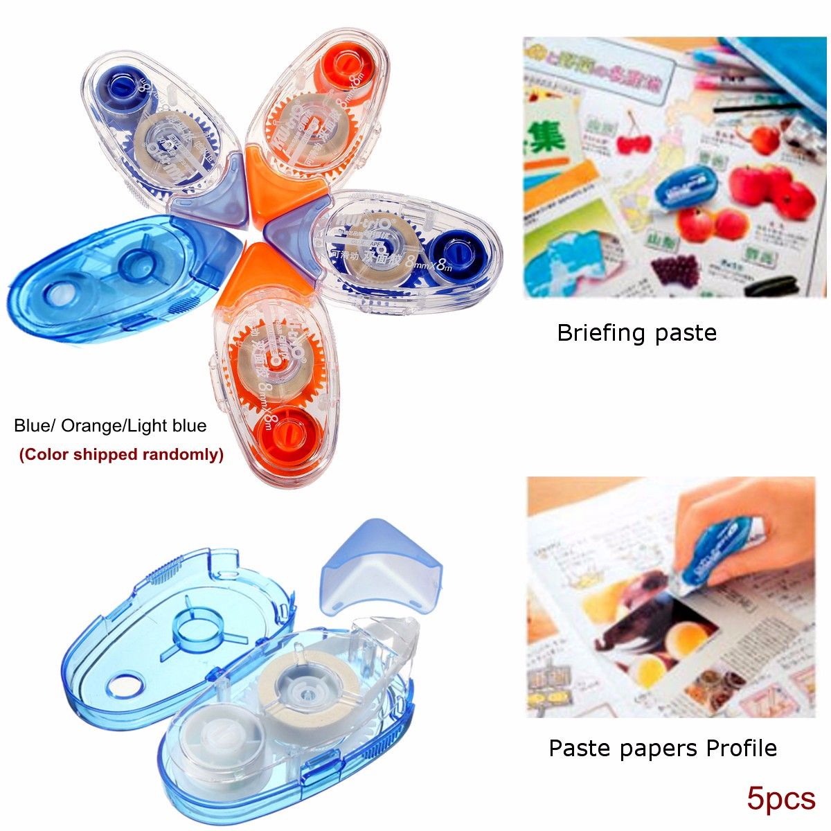 5Pcs-Correction-Tape-Glue-Roller-Double-Sided-Tape-Handy-Tool-1062525