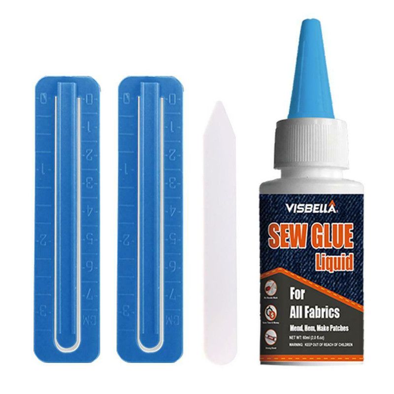 60ml-Fabric-Glue-Set-Car-Leather-Repair-Textile-Hemming-Sewing-Extra-Strong-Bond-1623758