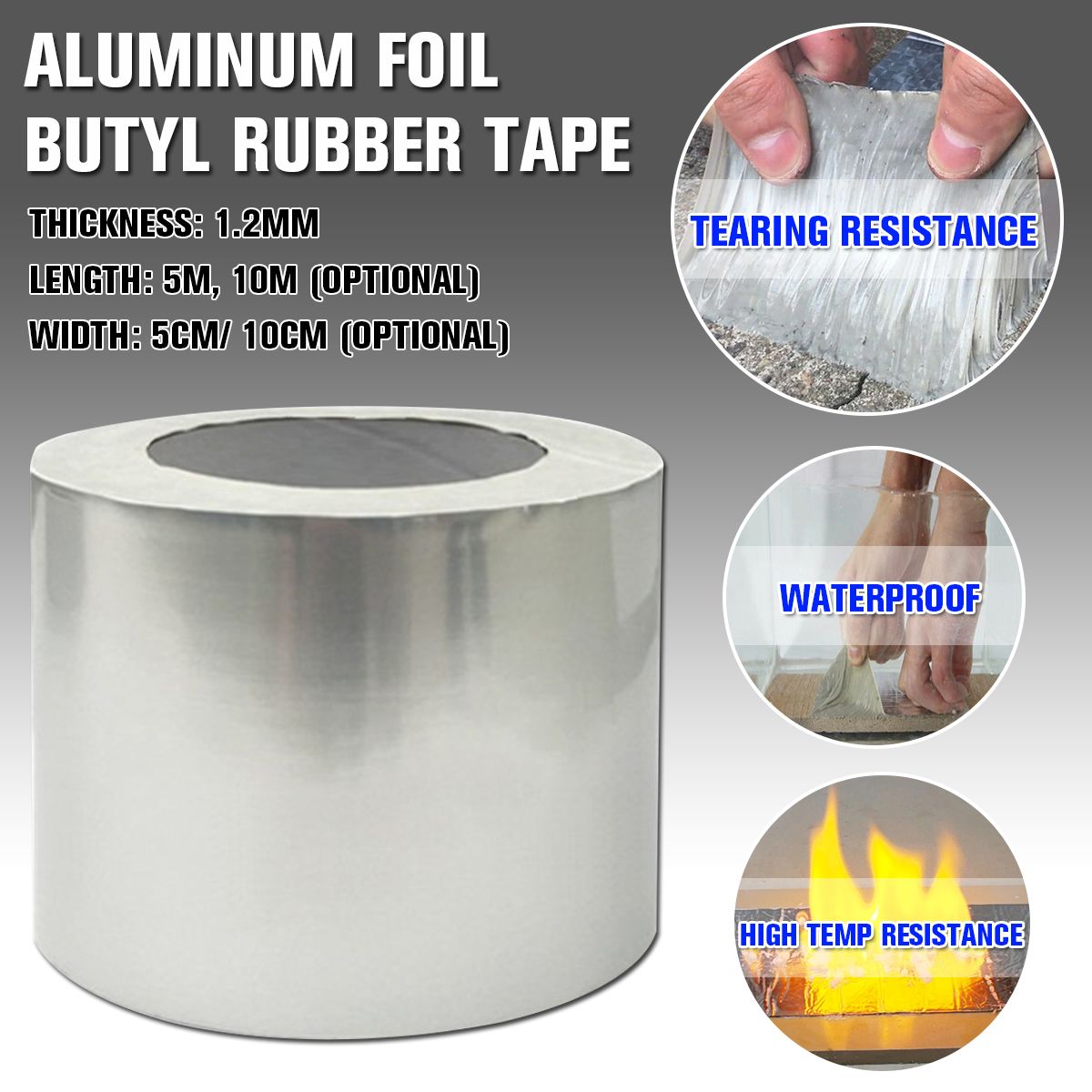 Aluminum-Foil-Butyl-Rubber-Tape-Self-Adhesive-Waterproof-Roof-Pipe-Marine-Repair-1592375