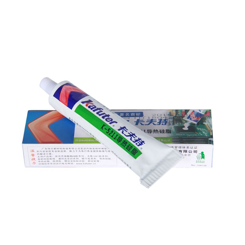 Kafuter-K-5211-100g-LED-Thermal-Grease-CPU-Thermal-Grease-Diode-Filled-Glue-White-1378686