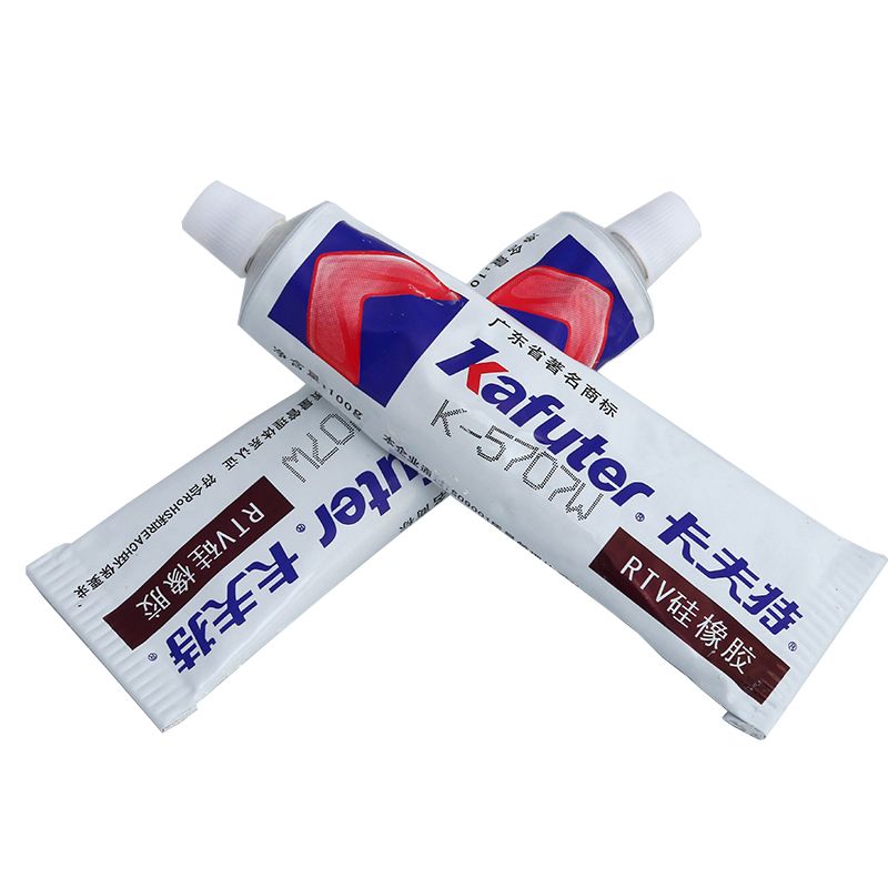 Kafuter-K-5707W-100g-White-Silicone-Components-Fixed-Rubber-Plastic-Adhesive-Sealant-1724677