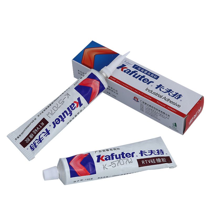 Kafuter-K-5707W-100g-White-Silicone-Components-Fixed-Rubber-Plastic-Adhesive-Sealant-1724677