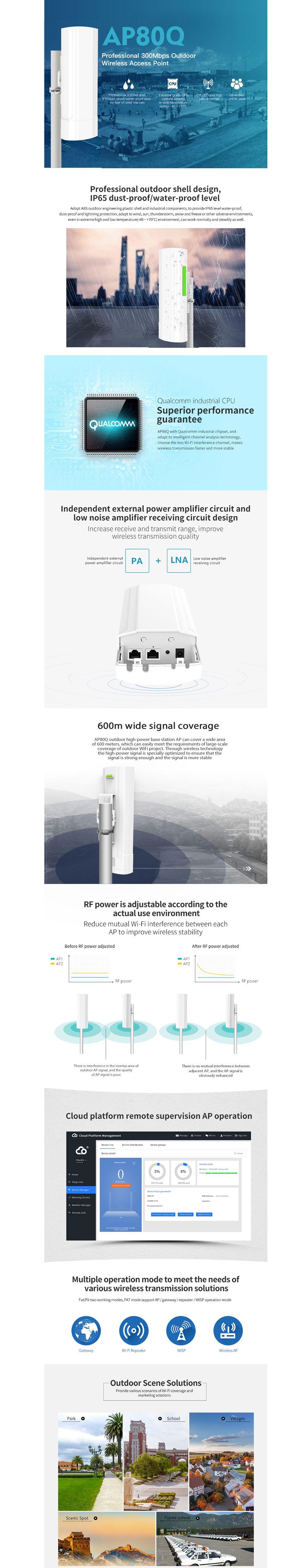 300M-Outdoor-Wireless-AP-Network-Bridge-WiFi-Booster-Amplifier-Full-Coverage-Industrial-AP-for-Shopp-1760941