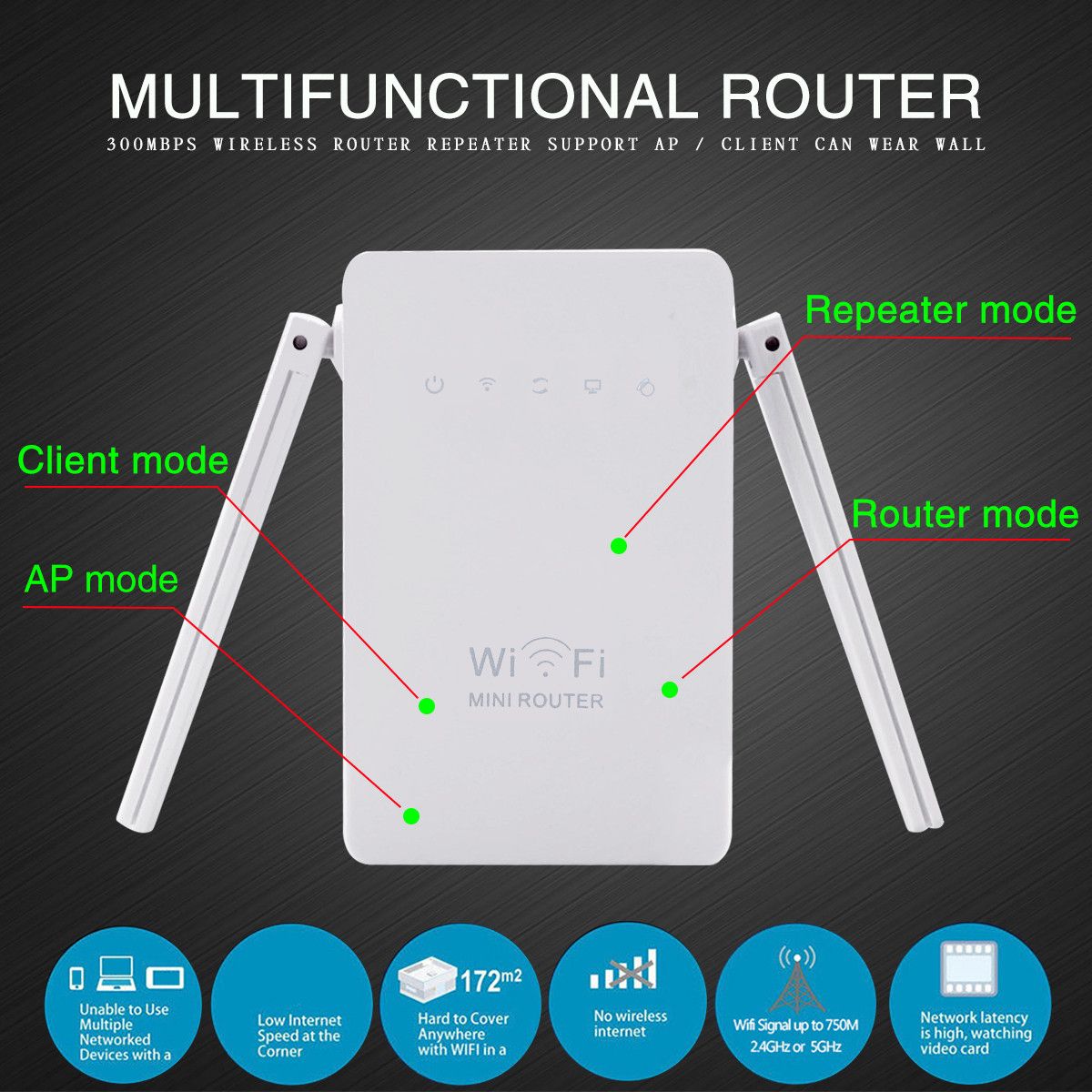 300Mbps--80211-Dual-Antennas-Wireless-Wifi-Range-Repeater-Booster-AP-Router-UK-Plug-1257437