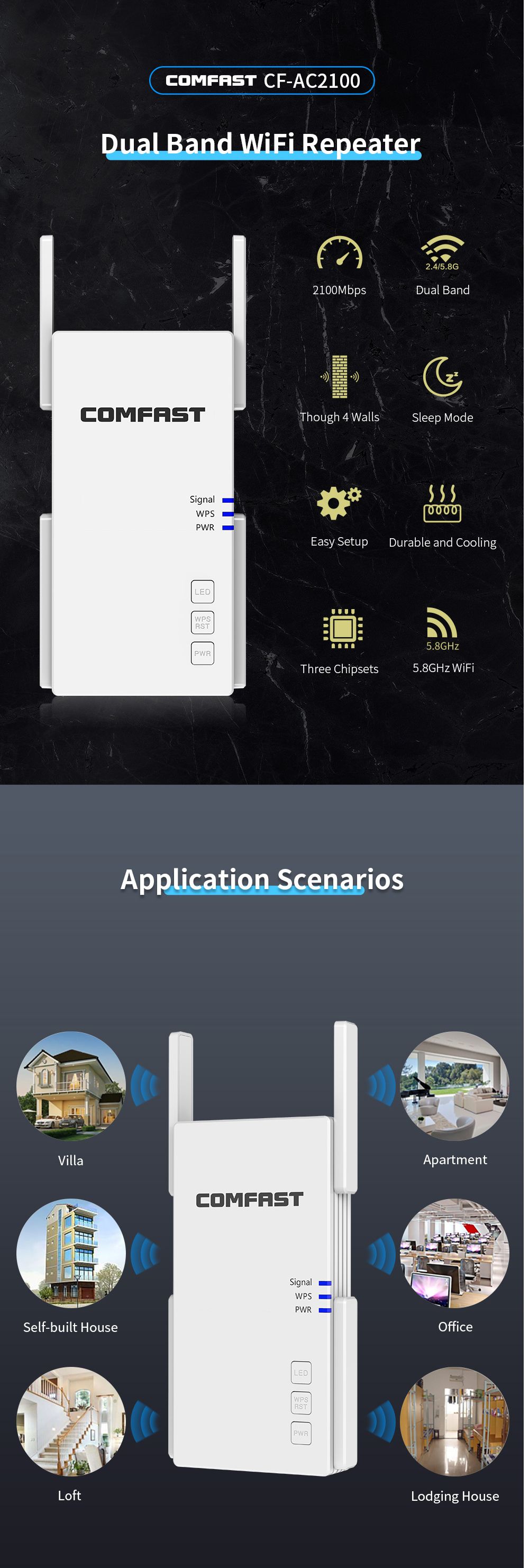 Comfast-2100Mbps-Wireless-Repeater-Extender-WiFi-Booster-Amplifier-AP-Dual-Band-Wireless-Extender-WP-1756812