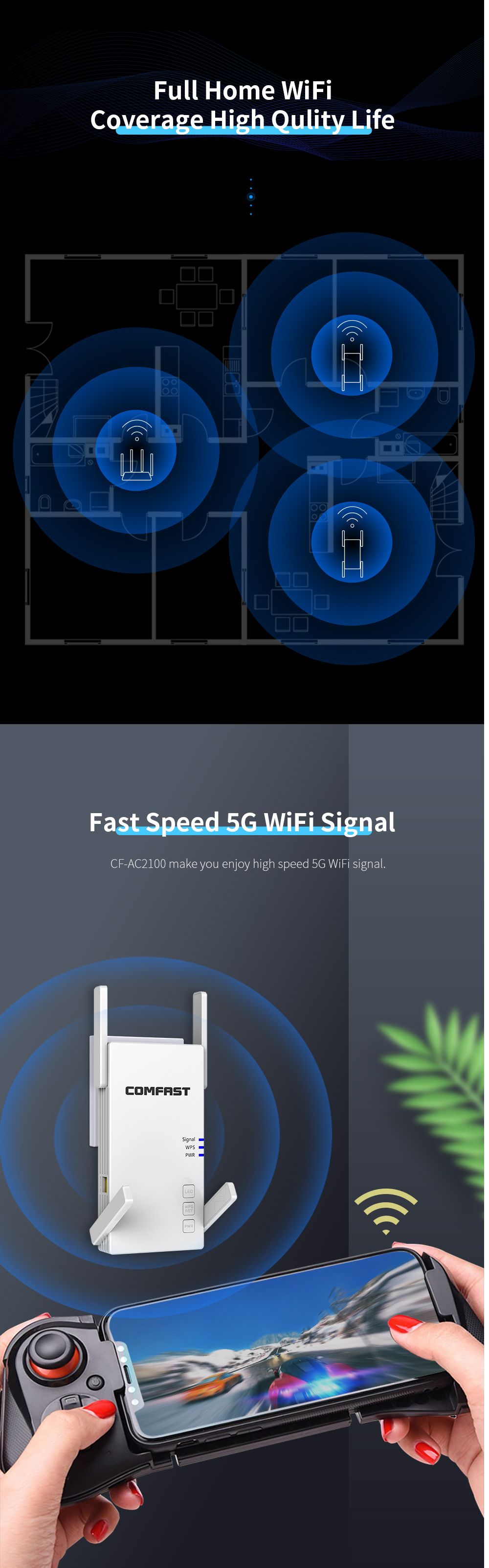 Comfast-2100Mbps-Wireless-Repeater-Extender-WiFi-Booster-Amplifier-AP-Dual-Band-Wireless-Extender-WP-1756812