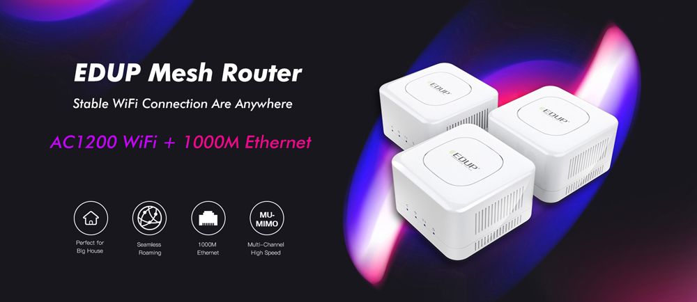 EDUP-AC1200-Wireless-Mesh-Router-1000-Ethernet-Home-WiFi-System-Router-EP-AC2937-1690084