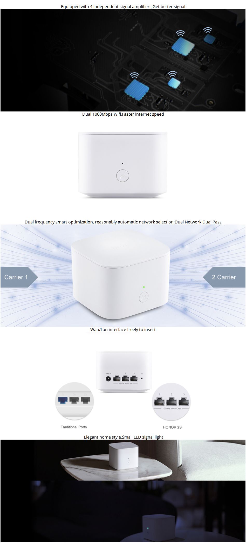 HUAWEI-Honor-2S-Router-HiRouter-CD21-Wireless-24GHz--5GHz-Dual-Bands-1167Mbps-WIFI-4-Signal-Amplifie-1623101
