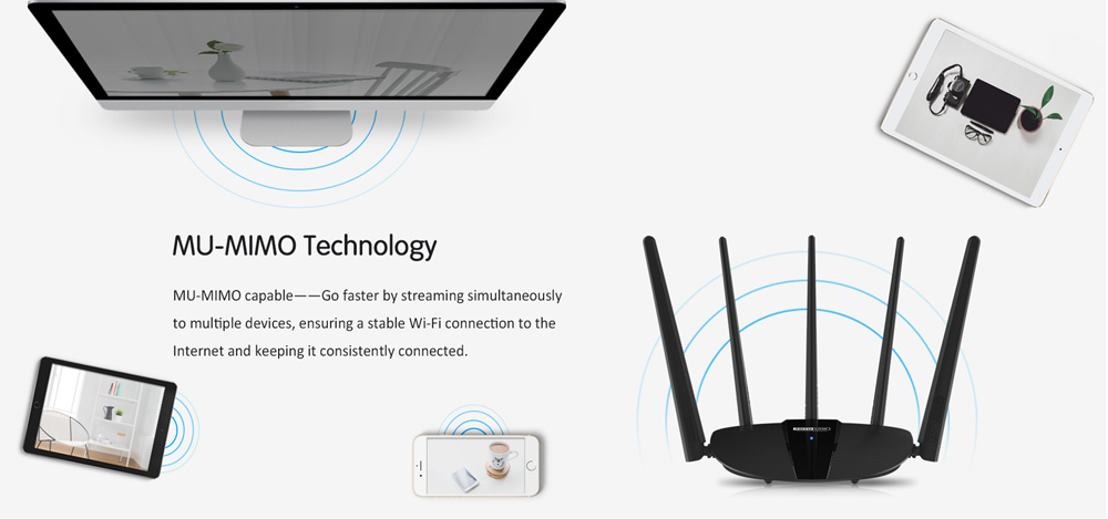 TOTOLINK-A3100R-Router-Wave-2-Wifi-Router-Gigabit-1167-Mbps-MU-MIMO-5--5dBi-Fixed-Antennas-1716508