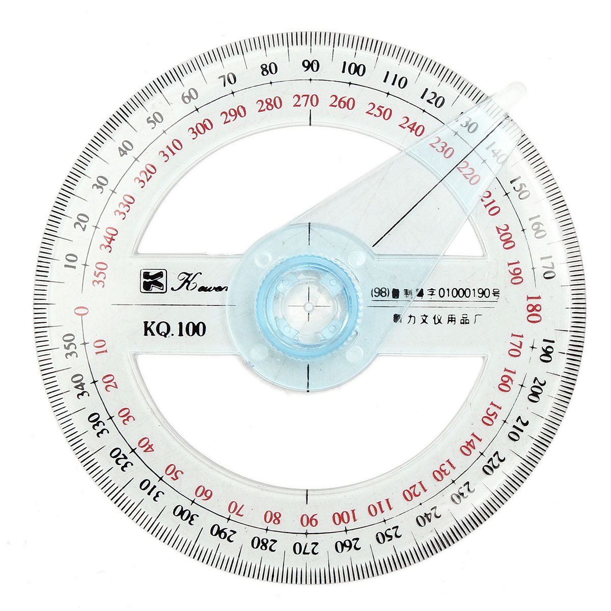 10cm-Plastic-360-Degree-Protractor-Ruler-Angle-Finder-Swing-Arm-School-Office-1052393