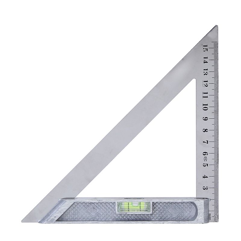 150mm-200mm-Triangle-Ruler-Measuring-Tool-90deg-Alloy-with-Level-Bubble-1143382