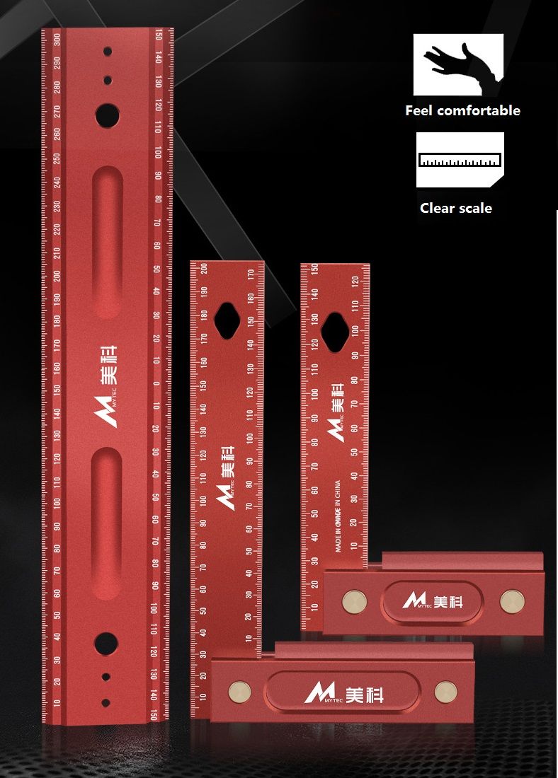 150mm-Aluminum-Alloy-Square-High-Precision-90-Degree-Carpenters-Rule-Marking-Angle-Ruler-Wide-Base-R-1665126