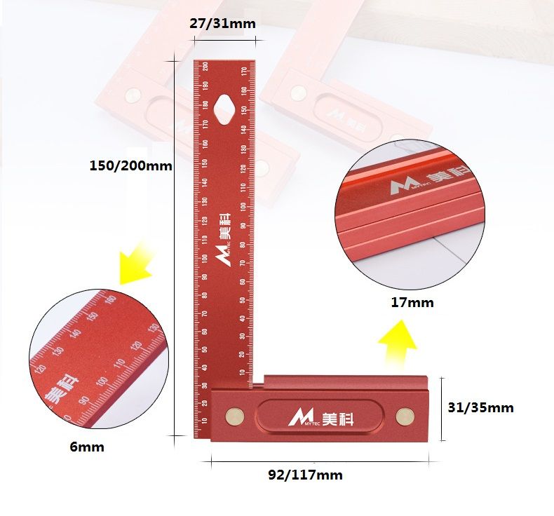 150mm-Aluminum-Alloy-Square-High-Precision-90-Degree-Carpenters-Rule-Marking-Angle-Ruler-Wide-Base-R-1665126