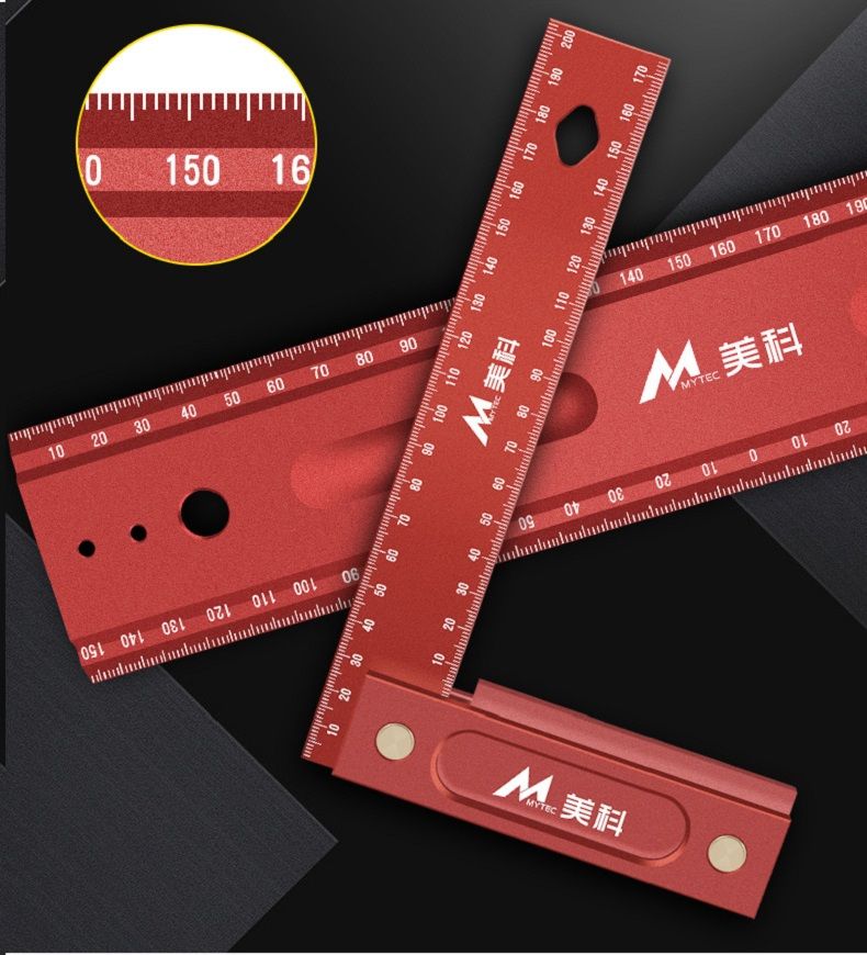 200mm-Aluminum-Alloy-Square-High-Precision-90-Degree-Carpenters-Rule-Marking-Angle-Ruler-Wide-Base-R-1665892