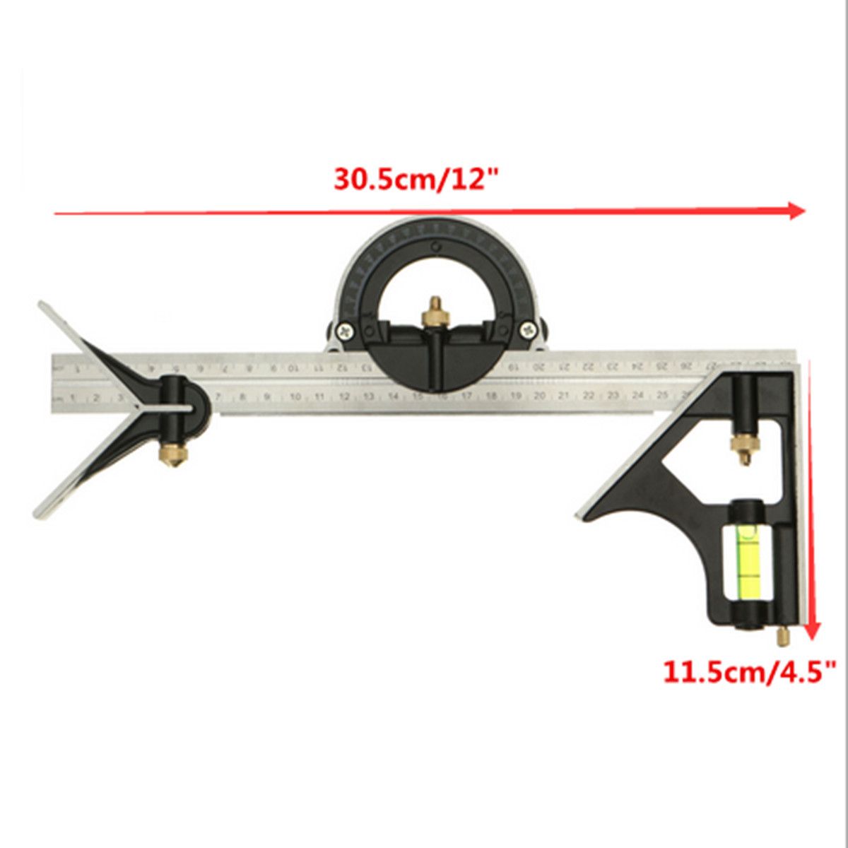 DANIU-12inch-Square-Ruler-Adjustable-Stainless-Steel-Combination-Angle-Tool-1157251