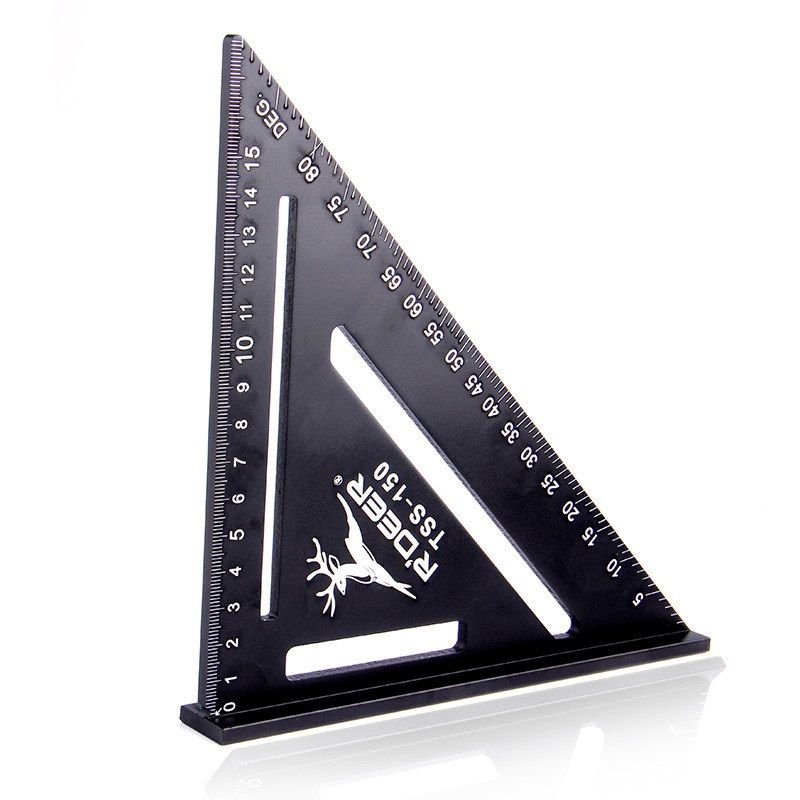 RDEER-150mm-Angle-Ruler-Aluminun-Alloy-Triangle-Ruler-For-DIY-Home-Builders-Artists-Woodworking-Meas-1587644