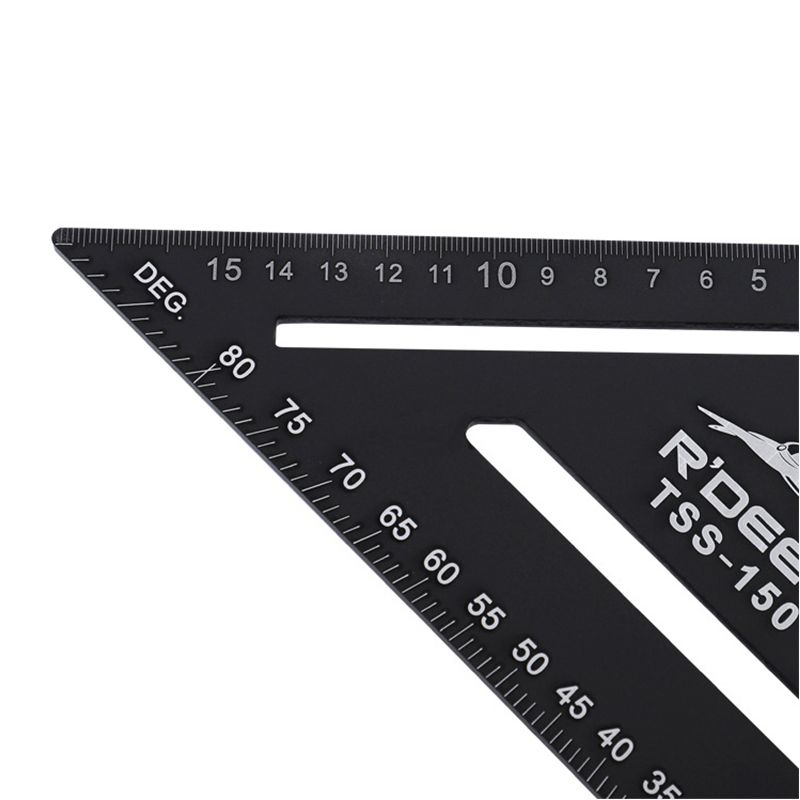 RDEER-150mm-Angle-Ruler-Aluminun-Alloy-Triangle-Ruler-For-DIY-Home-Builders-Artists-Woodworking-Meas-1587644