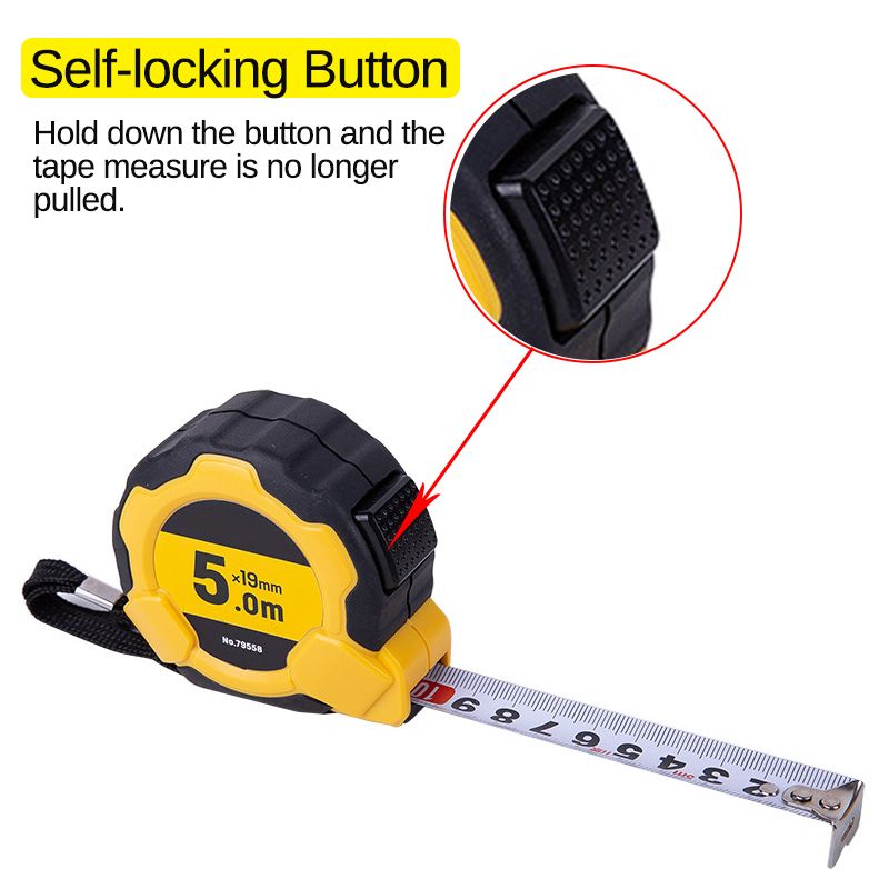 Retractable-Ruler-Tape-Measure-Key-Chain-Mini-Pocket-Size-Metric-Self-locking-5M-1566481