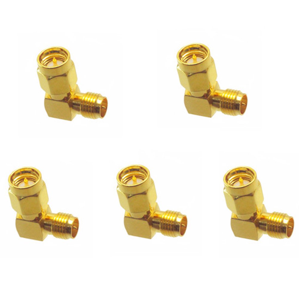 5PCS-SMA-Male-to-RP-SMA-Female-Right-Angle-RF-Adapter-Connector-For-RC-Drone-1136808