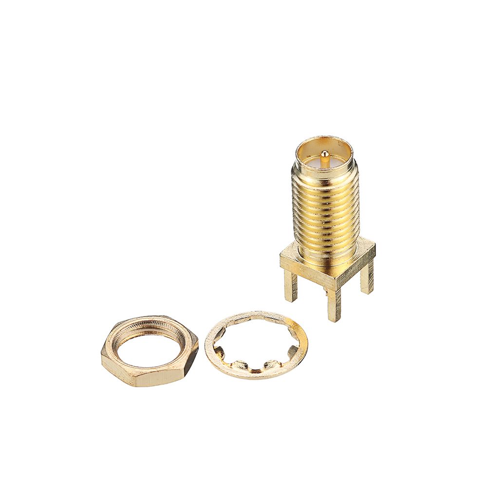 10pcs-50Omega-Golden-SMA-KWE-to-RP-SMA-Female-RF-Connector-Adapter-Straight-for-RC-Drone-1540872