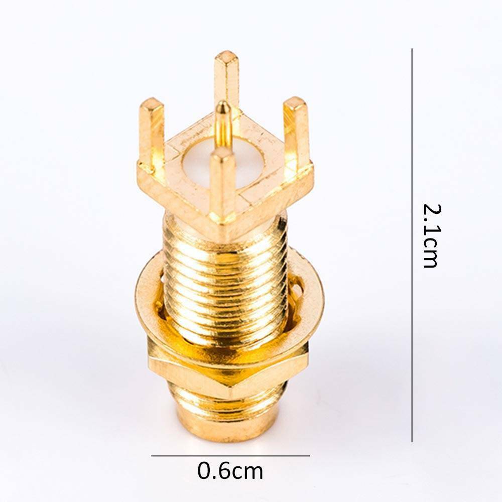 RF-Adapter-Female-SMA-KEKHD-15mm-Plug-PCB-Panel-Mount-Connector-21mm-For-GPS-Antenna-Transmitter-RC--1509364
