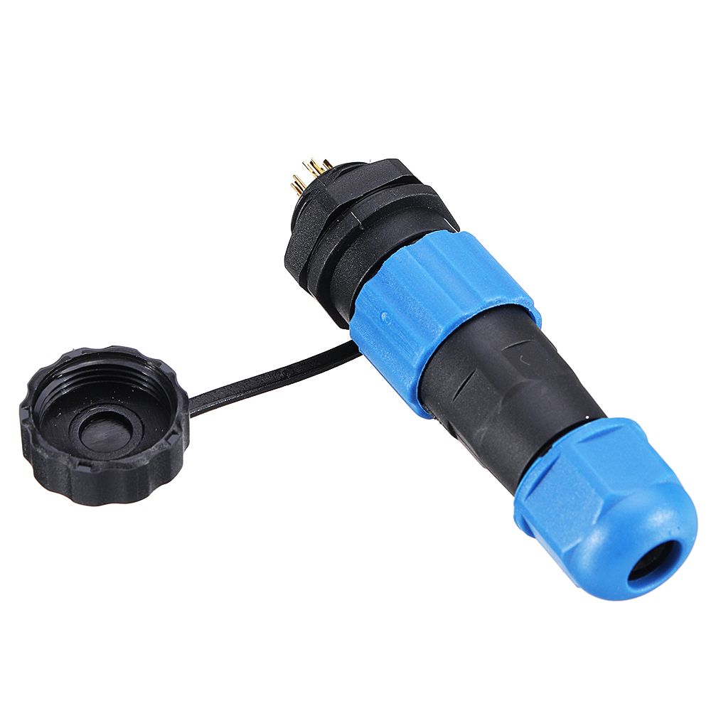 1Pair-IP68-SP13-5Pin-Waterproof-Air-Plug-Socket-Panel-Mount-Wire-Cable-Connector-Aviation-Plug-1553333