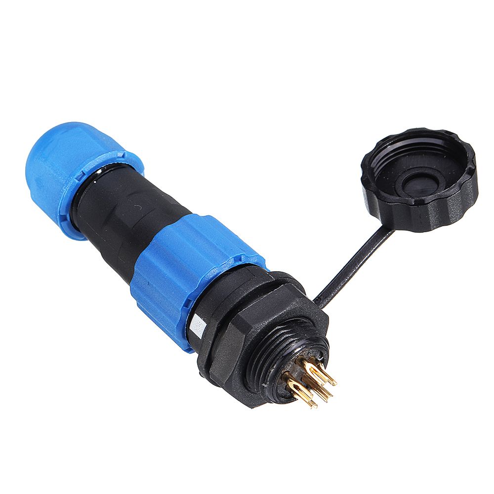 1Pair-IP68-SP13-5Pin-Waterproof-Air-Plug-Socket-Panel-Mount-Wire-Cable-Connector-Aviation-Plug-1553333