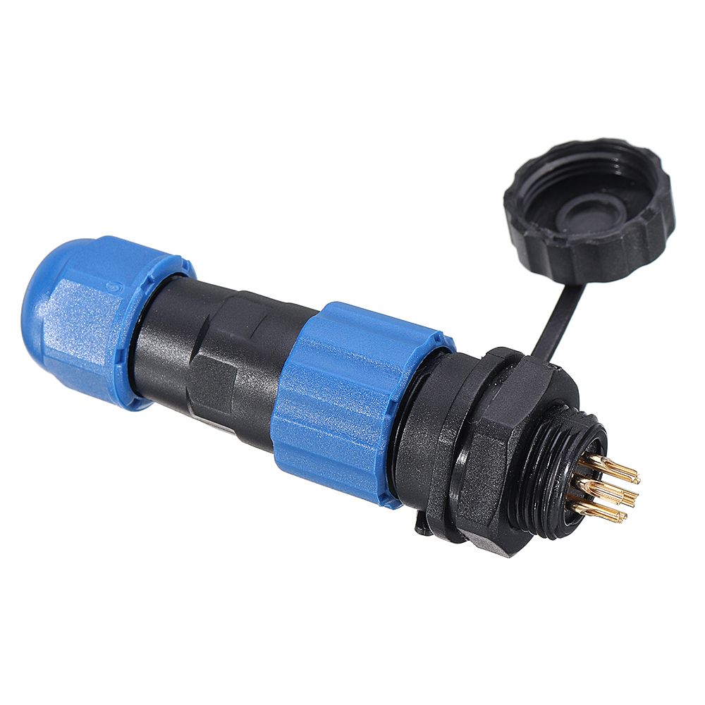 1Pair-IP68-SP13-6Pin-Waterproof-Air-Plug-Socket-Panel-Mount-Wire-Cable-Connector-Aviation-Plug-1553329