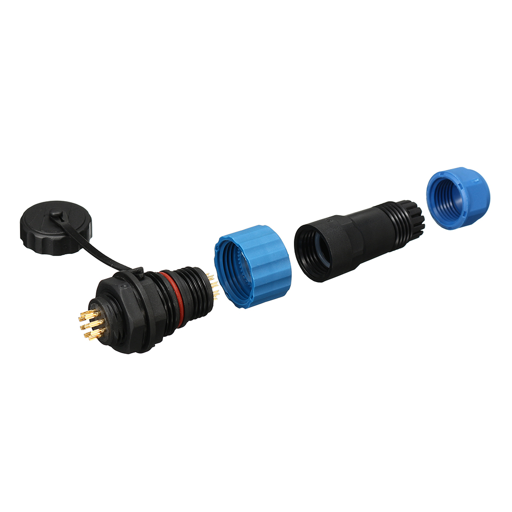 SP16-IP68-Waterproof-Connector-Male-Plug-amp-Female-Socket-9-Pin-Panel-Mount-Wire-Cable-Connector-Av-1538005