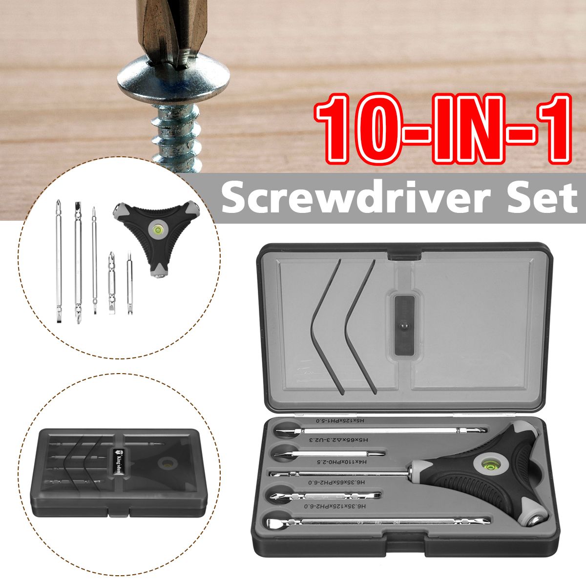 10-In-1-Household-Precision-Screwdriver-Set-With-Spirit-Level-Strength-Saving-Structure-Screw-Driver-1681086