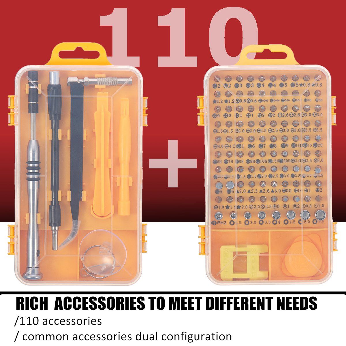 110-in-1-Multifunction-Screwdriver-Set-Watches-Phone-DIY-Repair-Tools-Bits-Kits-1412455