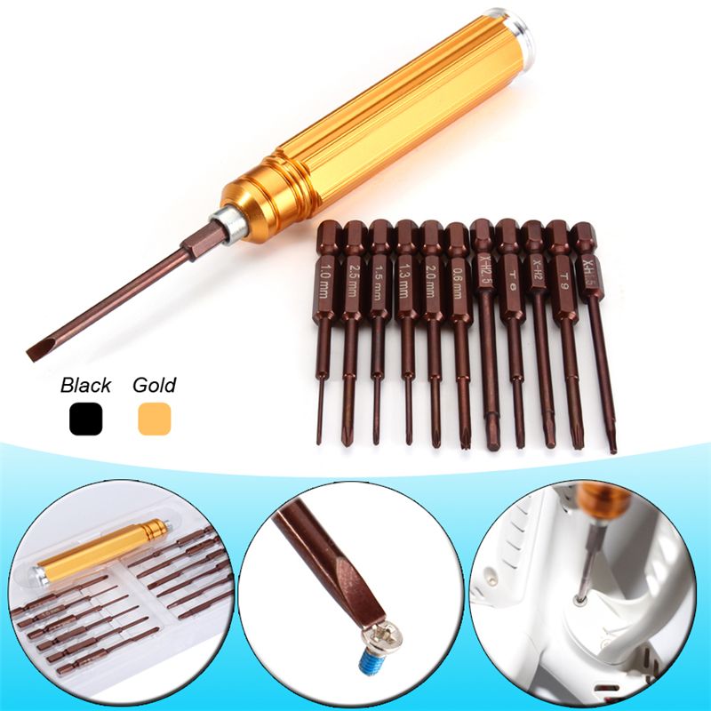 12-in-1-Repair-Screwdriver-Sets-Repairtoolkit-Prision-GoldBlack-Screwdriver-1144664