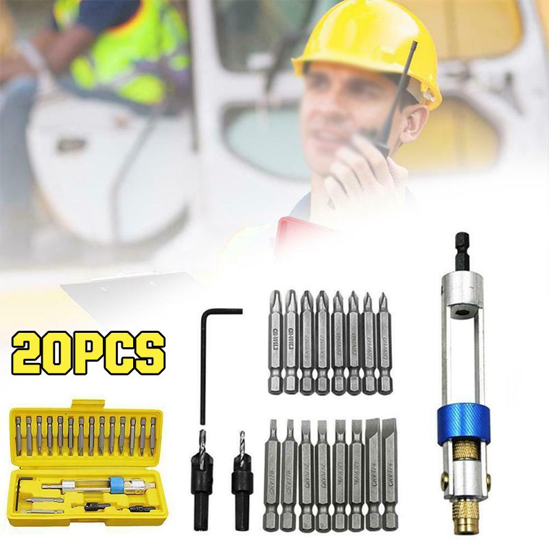 20pcsSet-Countersink-Drill-Bit-HSS-Screwdriver-Tools-Drill-Driver-Kit-Flip-Drive-Portable-LZ-1625888