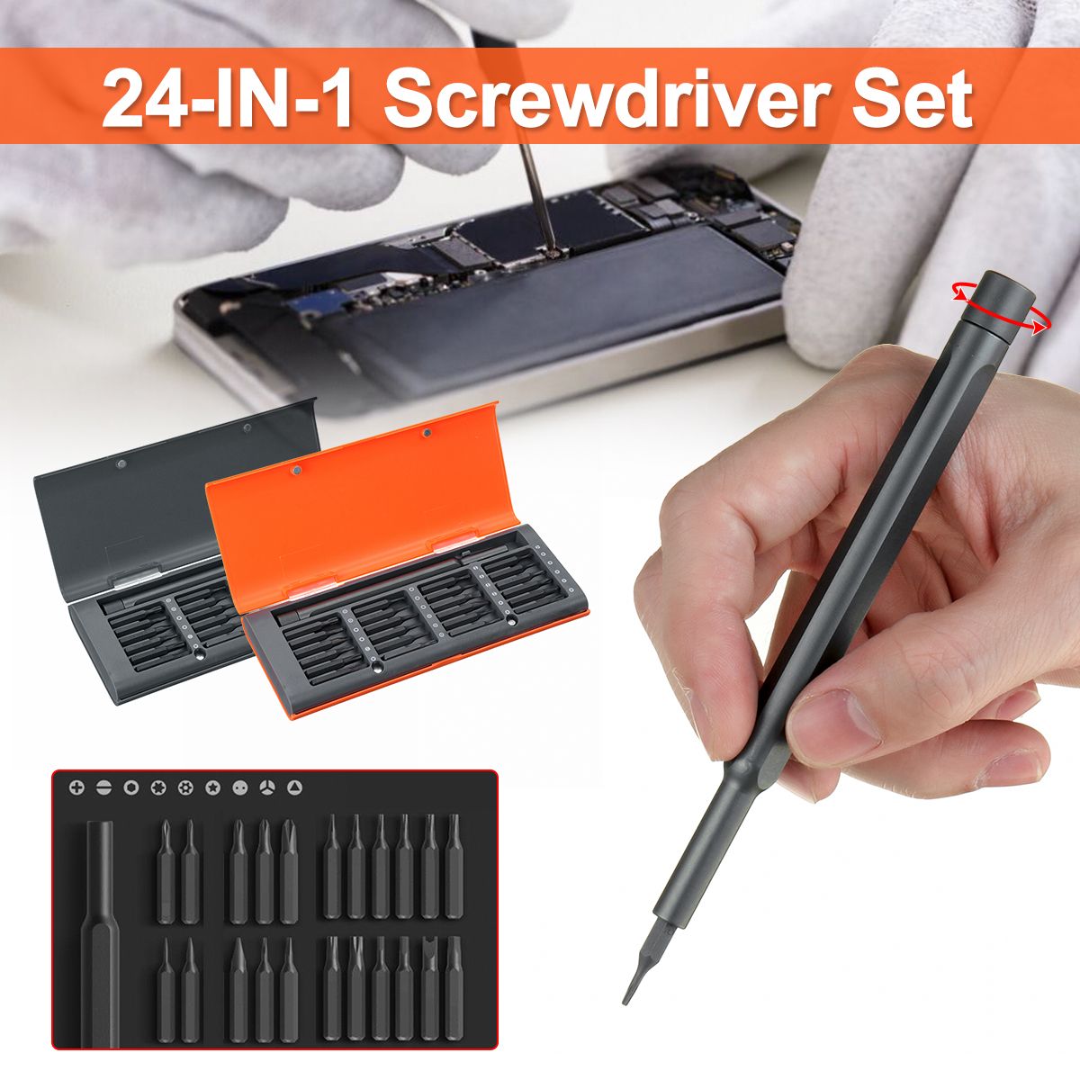 24-in-1-Screwdriver-Set-Multi-Function-S2-Magnetic-Bits-Screw-Driver-DIY-Repair-Set-For--Computer-PC-1625873