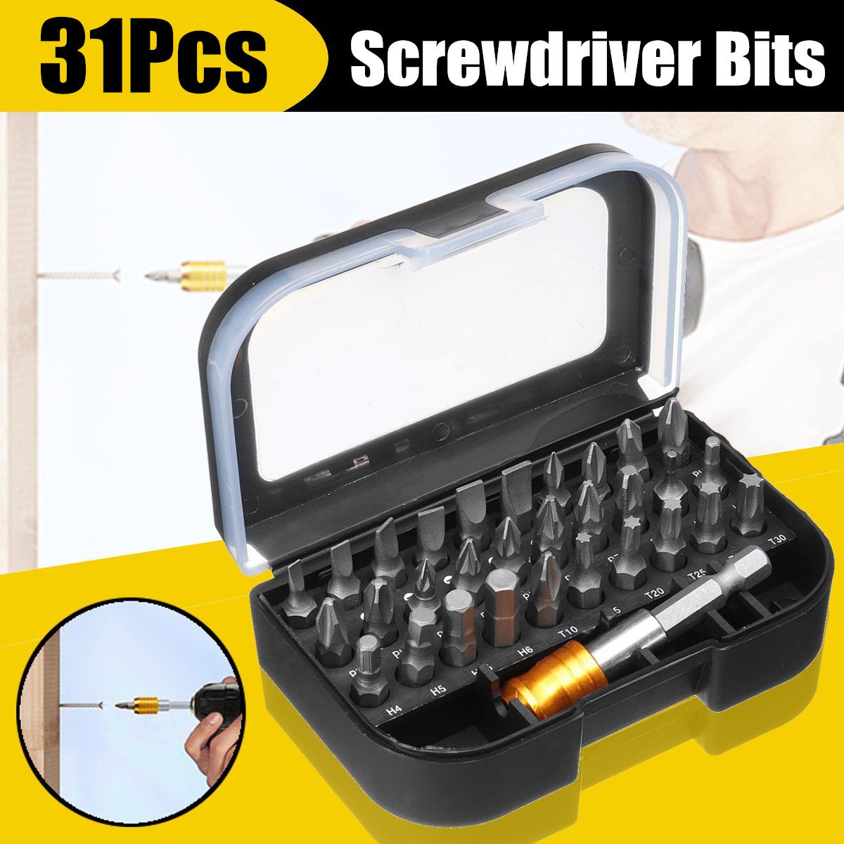 31Pcs-Tamper-Proof-Torx-Spanner-Screwdriver-Star-Hex-Holder-Rod-Security-Bit-Set-1397286