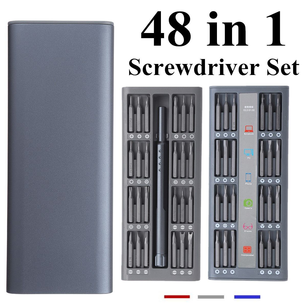 48-In-1-Multi-purpose-Precision-Screwdriver-Set-S2-Steel-Bits-Repair-Tools-1447936