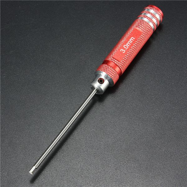 4PCS-Stainless-Steel-174mm-Red-Hex-Screwdriver-Repairing-Hand-Tool-1090326