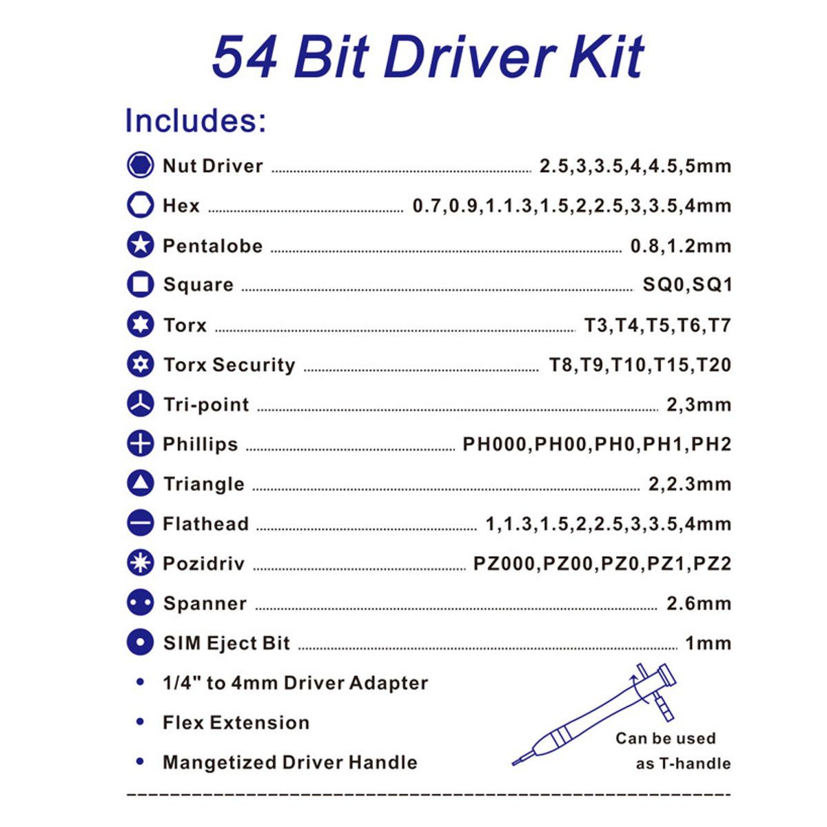 54pcs-Bit-Driver-Screwdriver-Set-Hardware-Tools-Repair-Kit-Professional-Technology-Kit-1122709