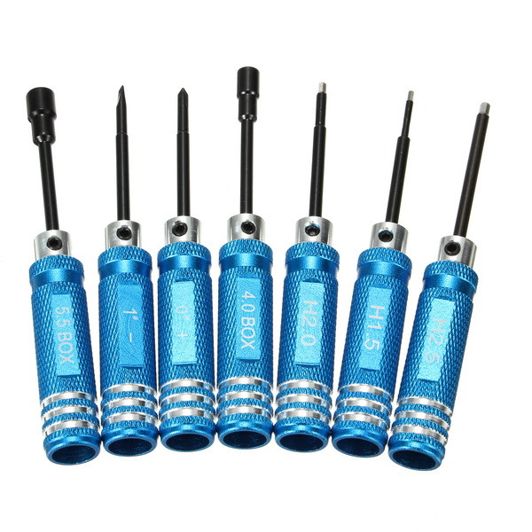 7PCS-BlackBlue-Stainless-Steel-Hex-Screwdriver-Screwdriver-Kit-Repairing-Hand-Tool-1110256