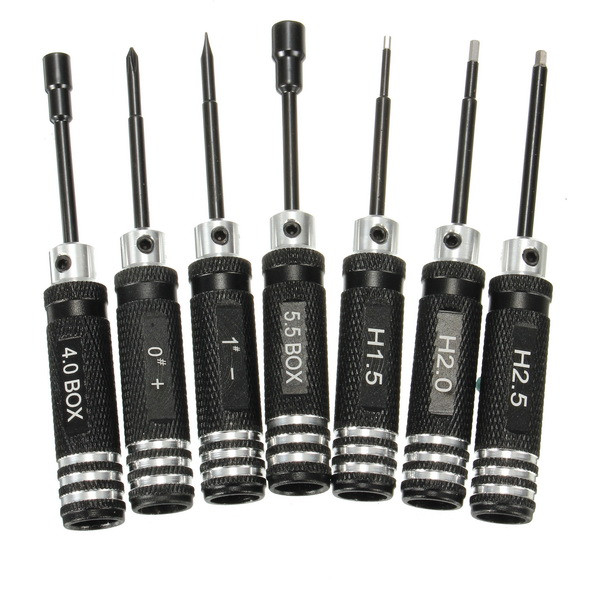 7PCS-BlackBlue-Stainless-Steel-Hex-Screwdriver-Screwdriver-Kit-Repairing-Hand-Tool-1110256