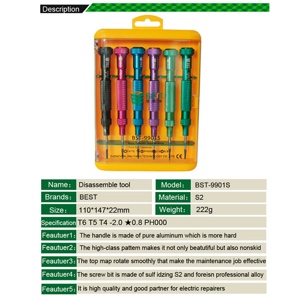 BST-9901S-6-PcsSet-Screwdrivers-For-Electronics-Repair-Phone-Tools-949434