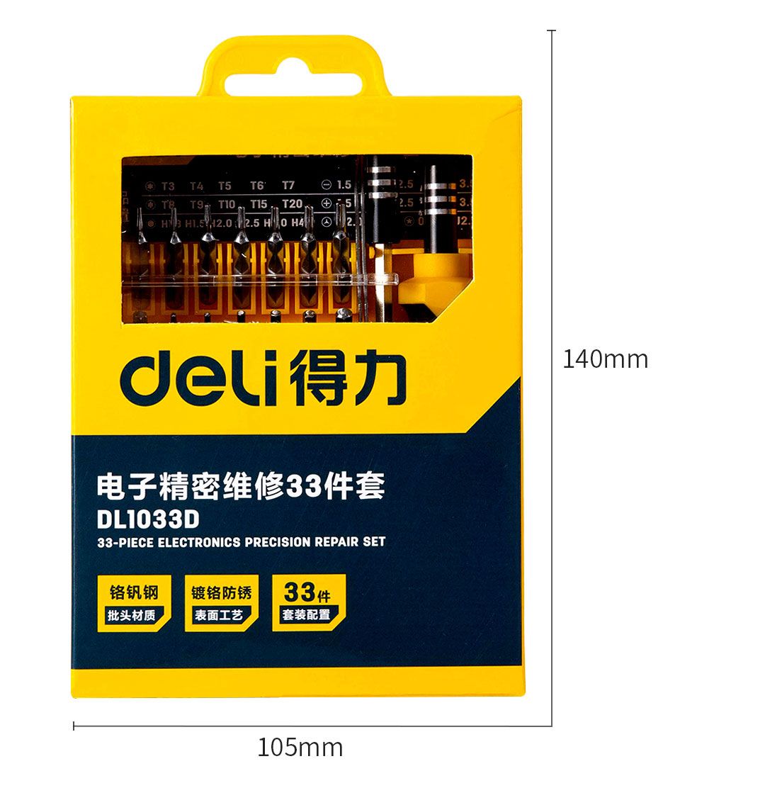 DELI-33-In-1-Precision-Electronics-Repair-Screwdriver-Tweezer-DIY-Toolkit-For-Tablets-Phone-Computer-1564019
