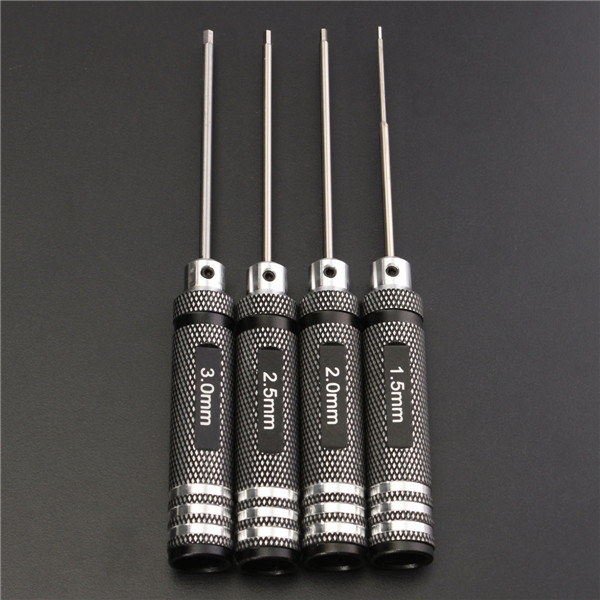 Drillpro-4pcs-Hex-Screwdriver-Tool-Kit-15202530mm-Black-Repair-Tool-Set-984361