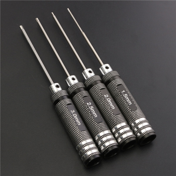 Drillpro-4pcs-Hex-Screwdriver-Tool-Kit-15202530mm-Black-Repair-Tool-Set-984361