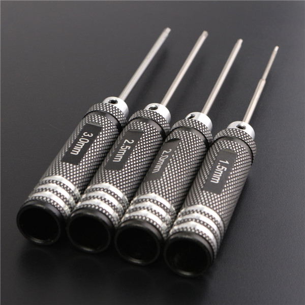 Drillpro-4pcs-Hex-Screwdriver-Tool-Kit-15202530mm-Black-Repair-Tool-Set-984361